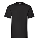 T-Shirt en coton Fruit of The Loom Valueweight T - Noir - Taille M